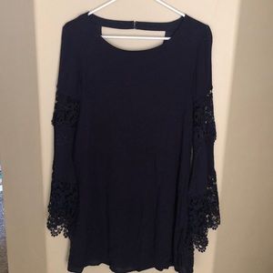 Alter’d State Crochet Bell Sleeve Dress